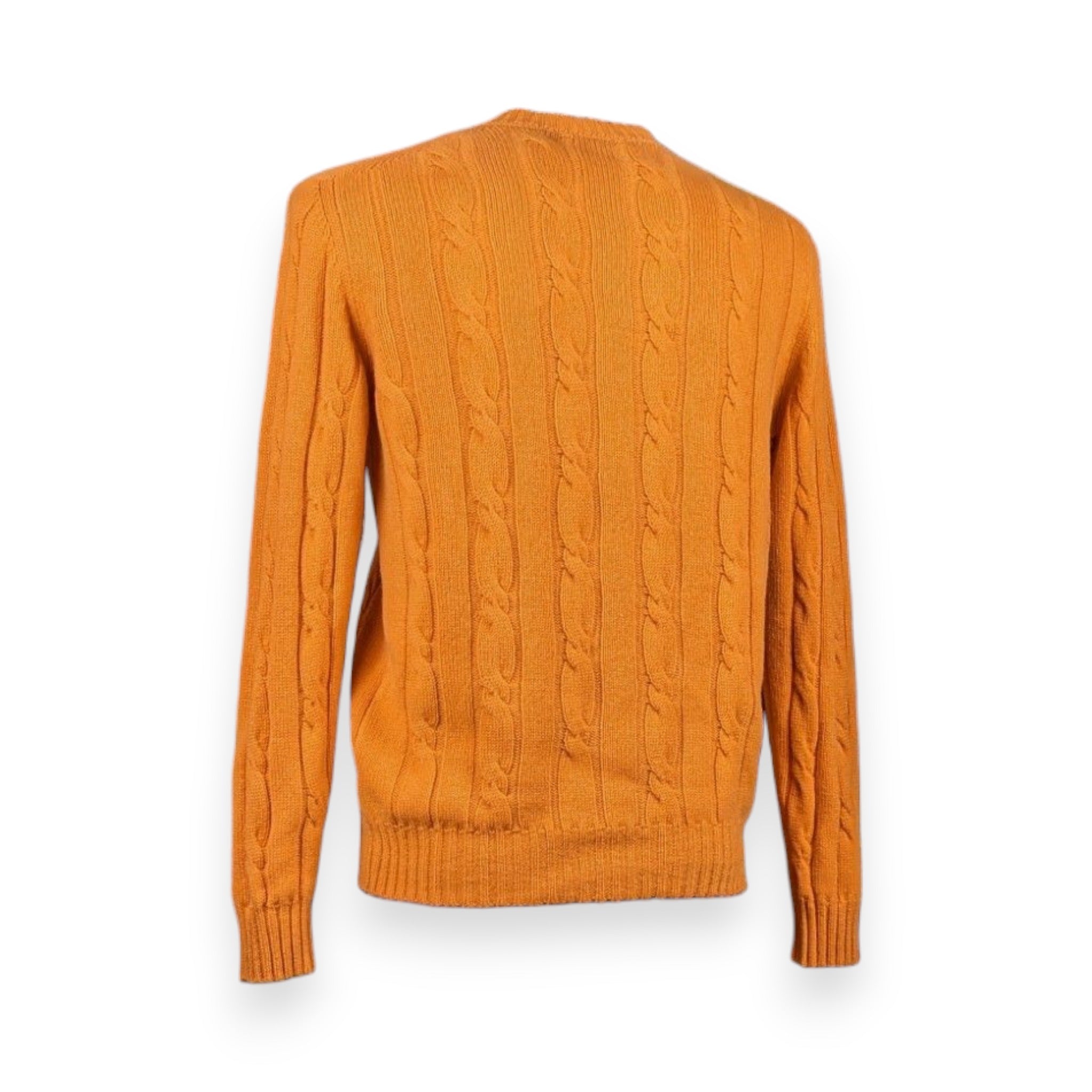 Lorenzoni Orange Cashmere Sweater