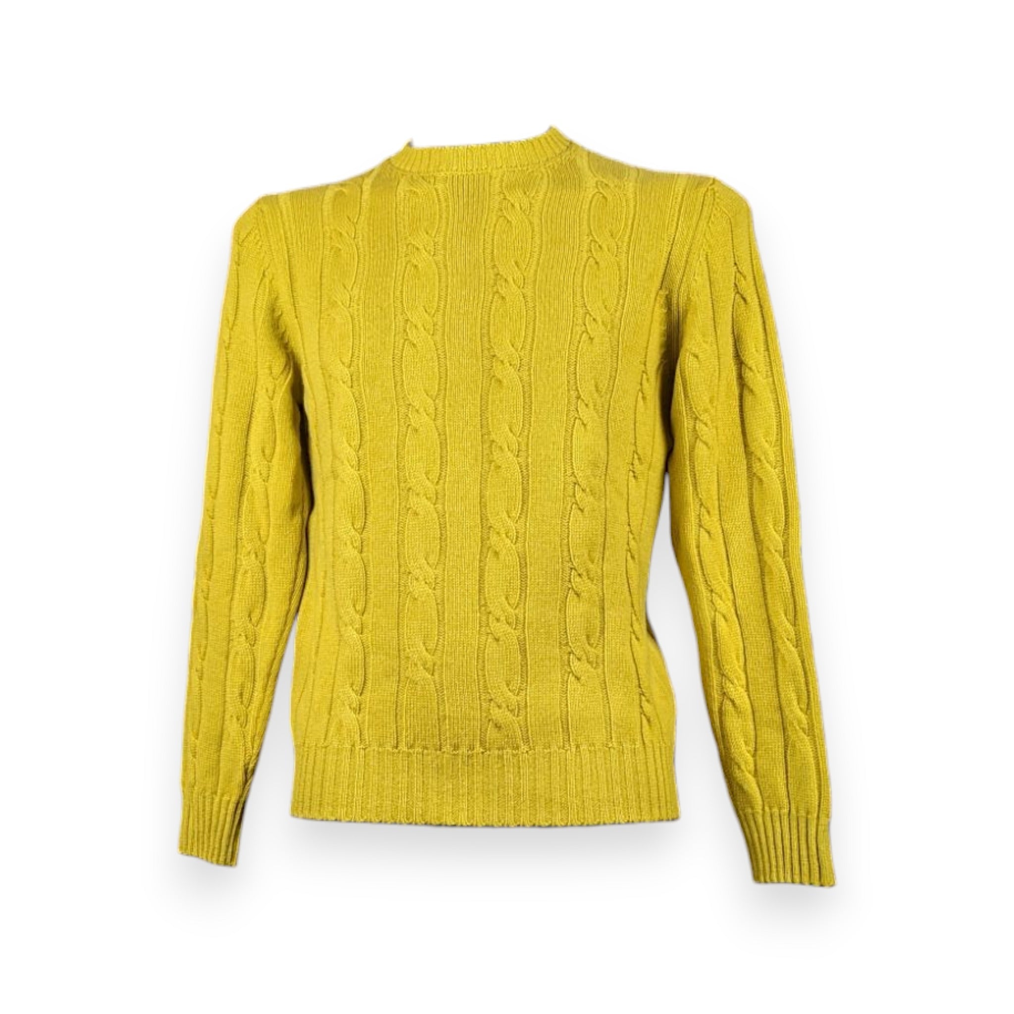 Lorenzoni Mustard Cashmere Sweater